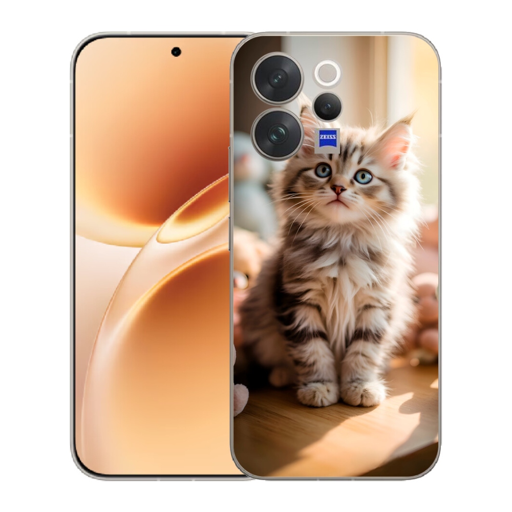 Gelový kryt mmCase na Vivo V70 - roztomilé kotě 10