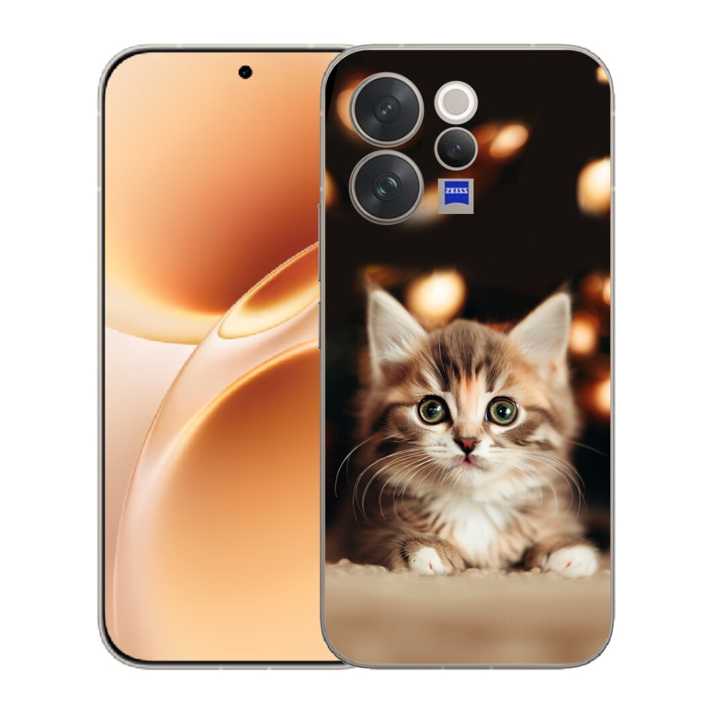 Gelový kryt mmCase na Vivo V70 - roztomilé kotě 2
