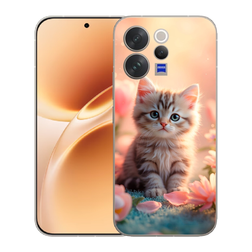 Gelový kryt mmCase na Vivo V70 - roztomilé kotě 8