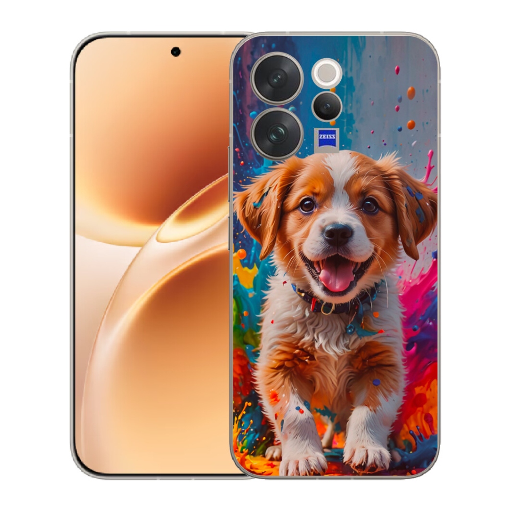 Gelový kryt mmCase na Vivo V70 - roztomilé štěně 3