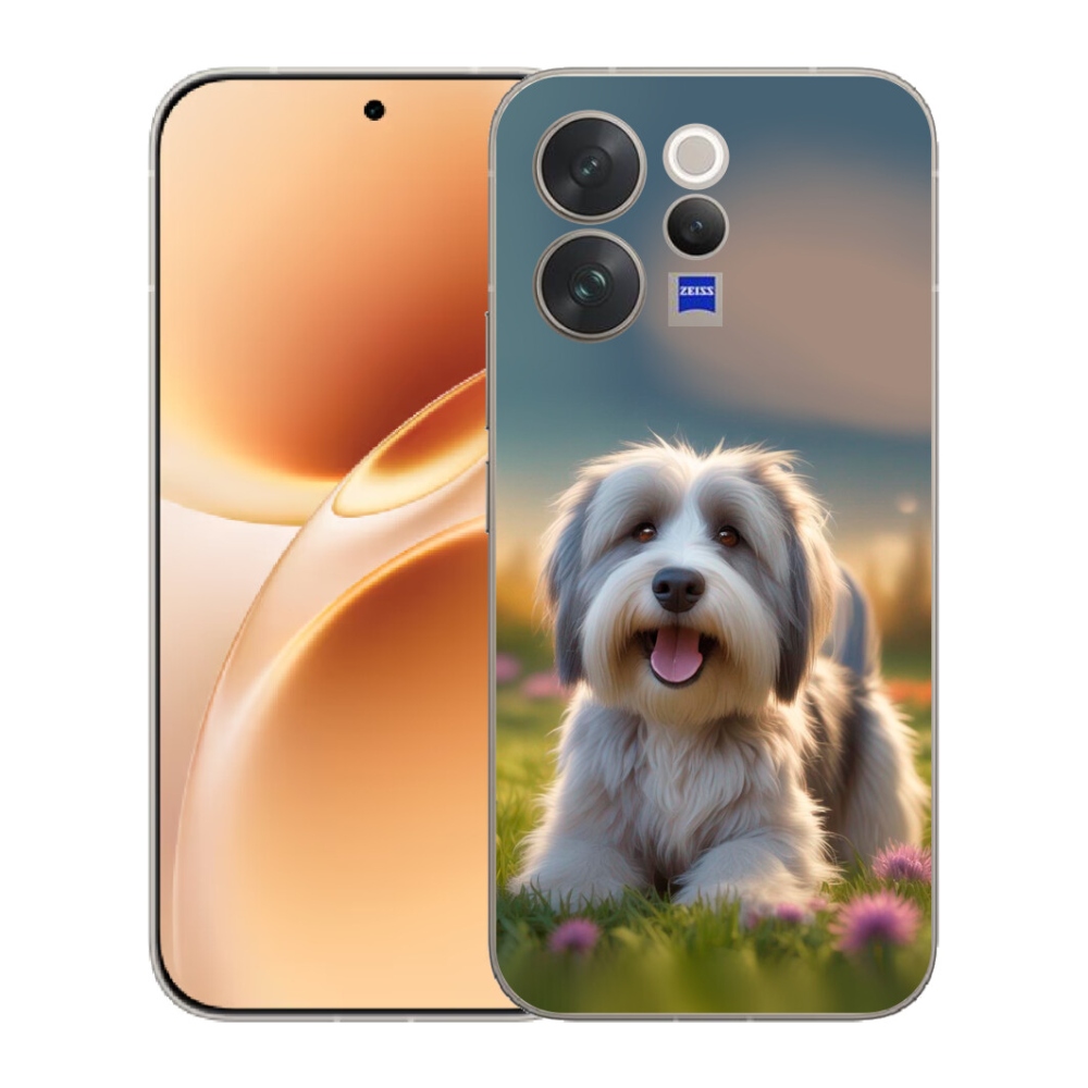 Gelový kryt mmCase na Vivo V70 - roztomilý havanský psík