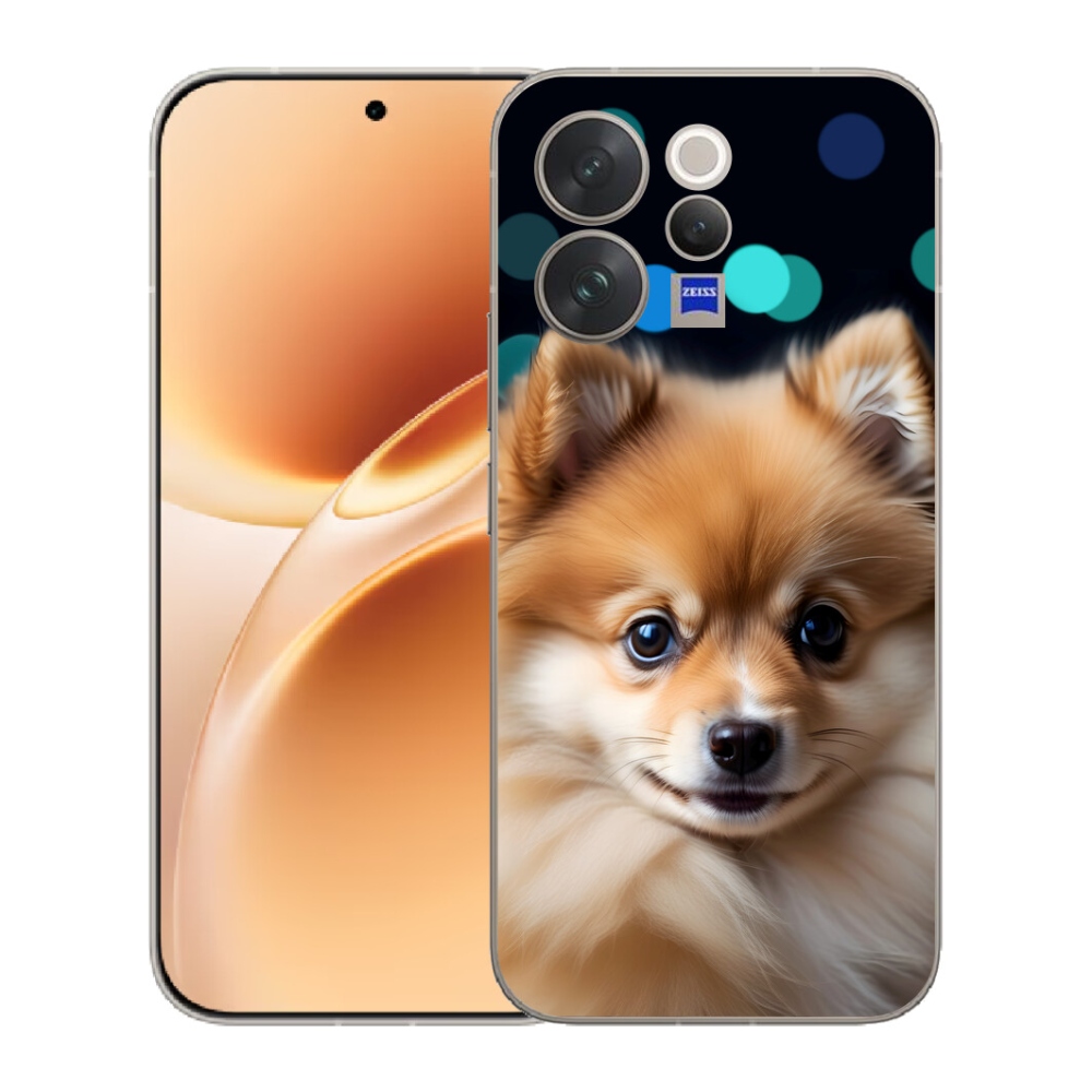 Gelový kryt mmCase na Vivo V70 - roztomilý pomeranian