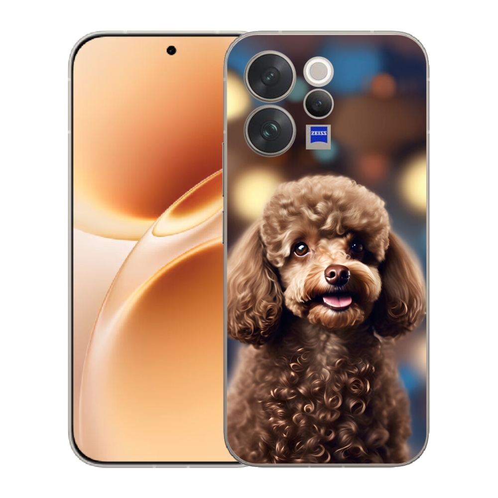 Gelový kryt mmCase na Vivo V70 - roztomilý pudl