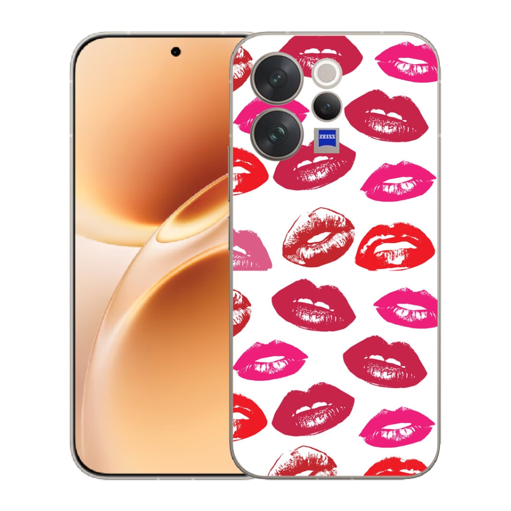 Gelový kryt mmCase na Vivo V70 - rty