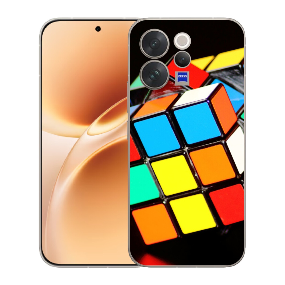 Gelový kryt mmCase na Vivo V70 - rubikova kostka