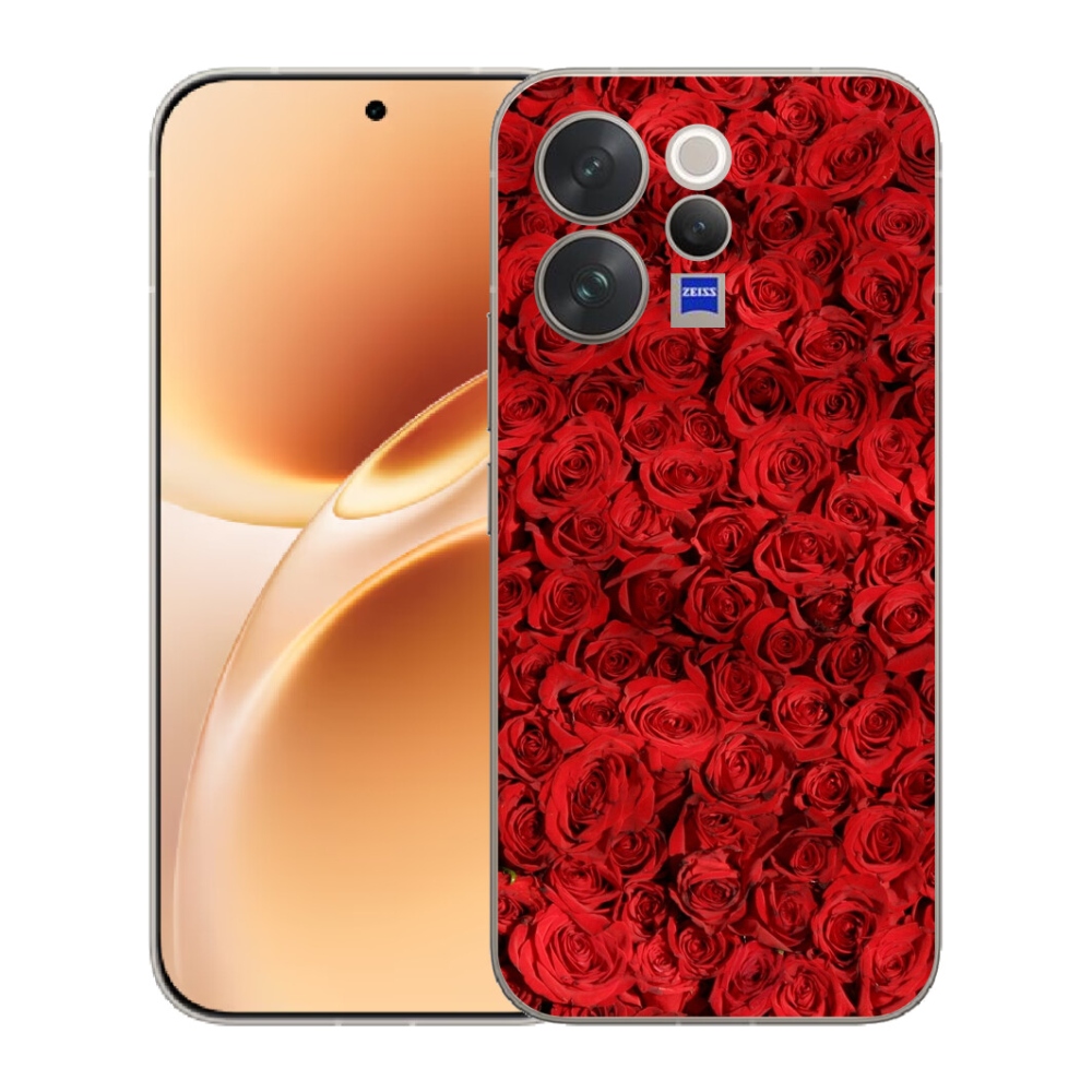 Gelový kryt mmCase na Vivo V70 - růže