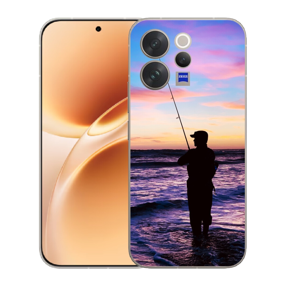 Gelový kryt mmCase na Vivo V70 - rybaření 1