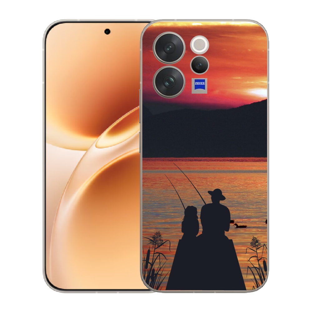 Gelový kryt mmCase na Vivo V70 - rybaření 3