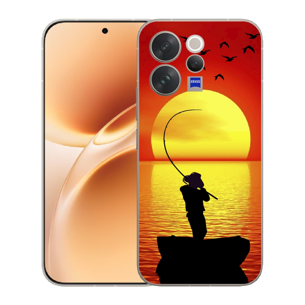 Gelový kryt mmCase na Vivo V70 - rybaření