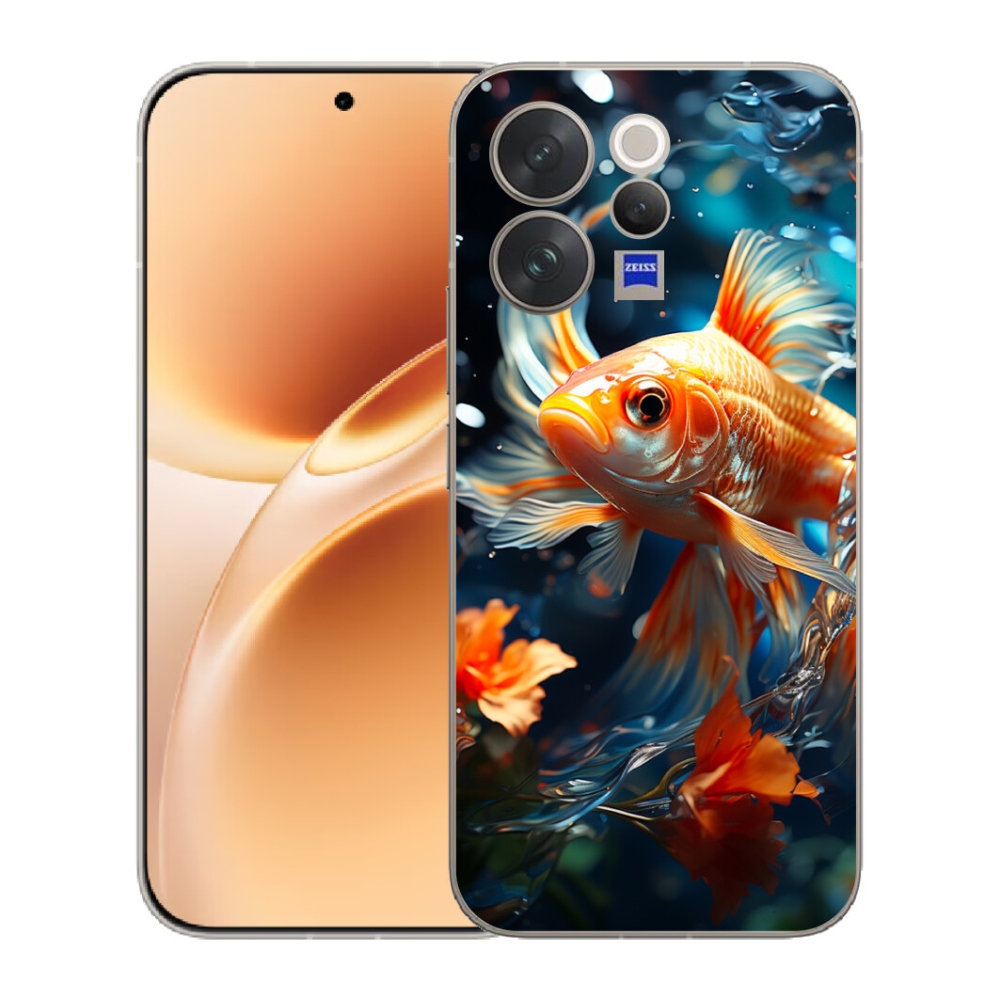 Gelový kryt mmCase na Vivo V70 - rybka