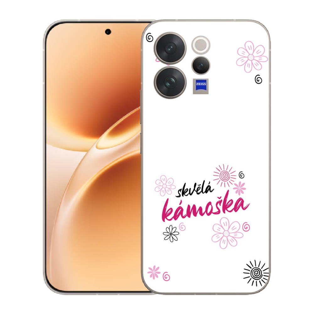 Gelový kryt mmCase na Vivo V70 - skvělá kámoška bílé pozadí