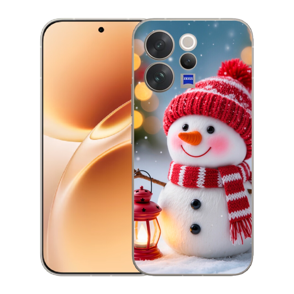 Gelový kryt mmCase na Vivo V70 - sněhulák 2