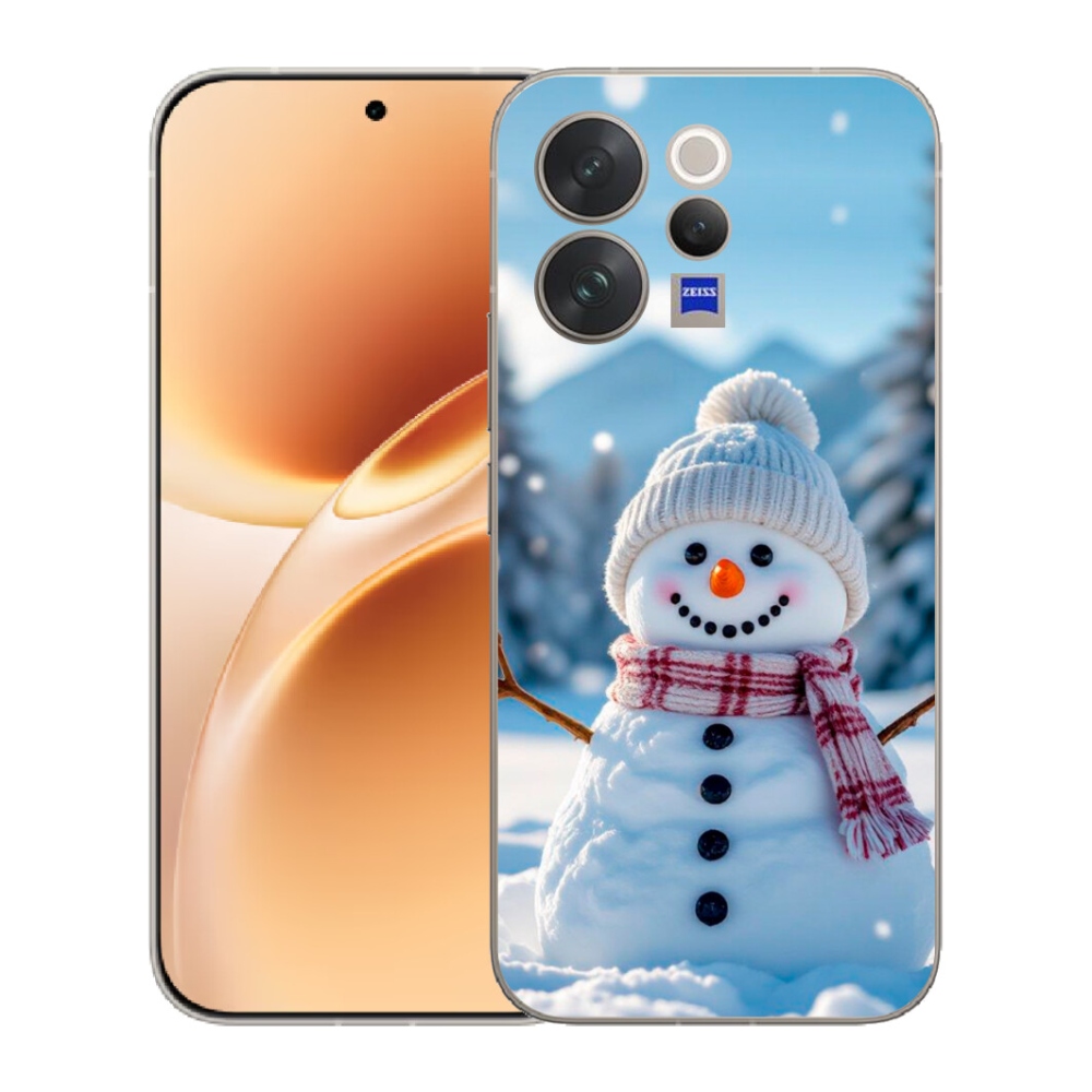 Gelový kryt mmCase na Vivo V70 - sněhulák 3