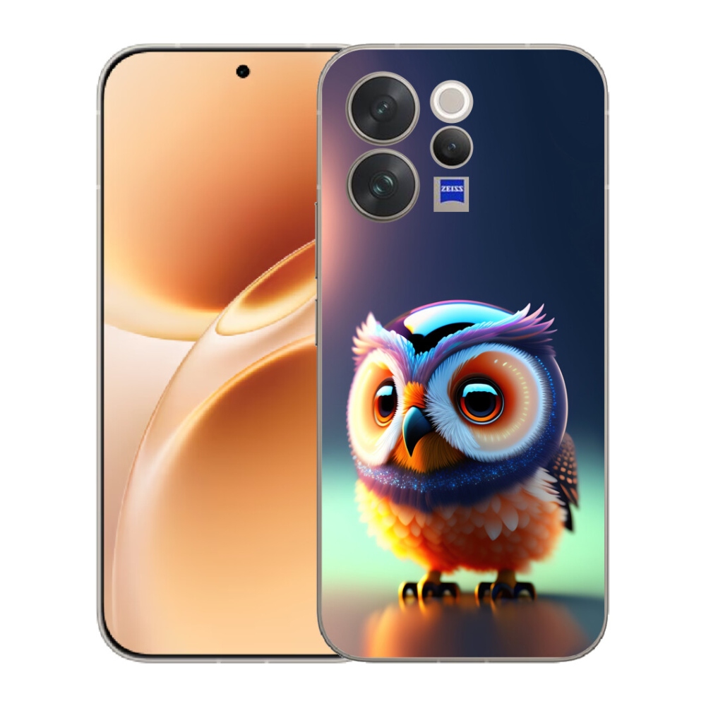 Gelový kryt mmCase na Vivo V70 - sovička