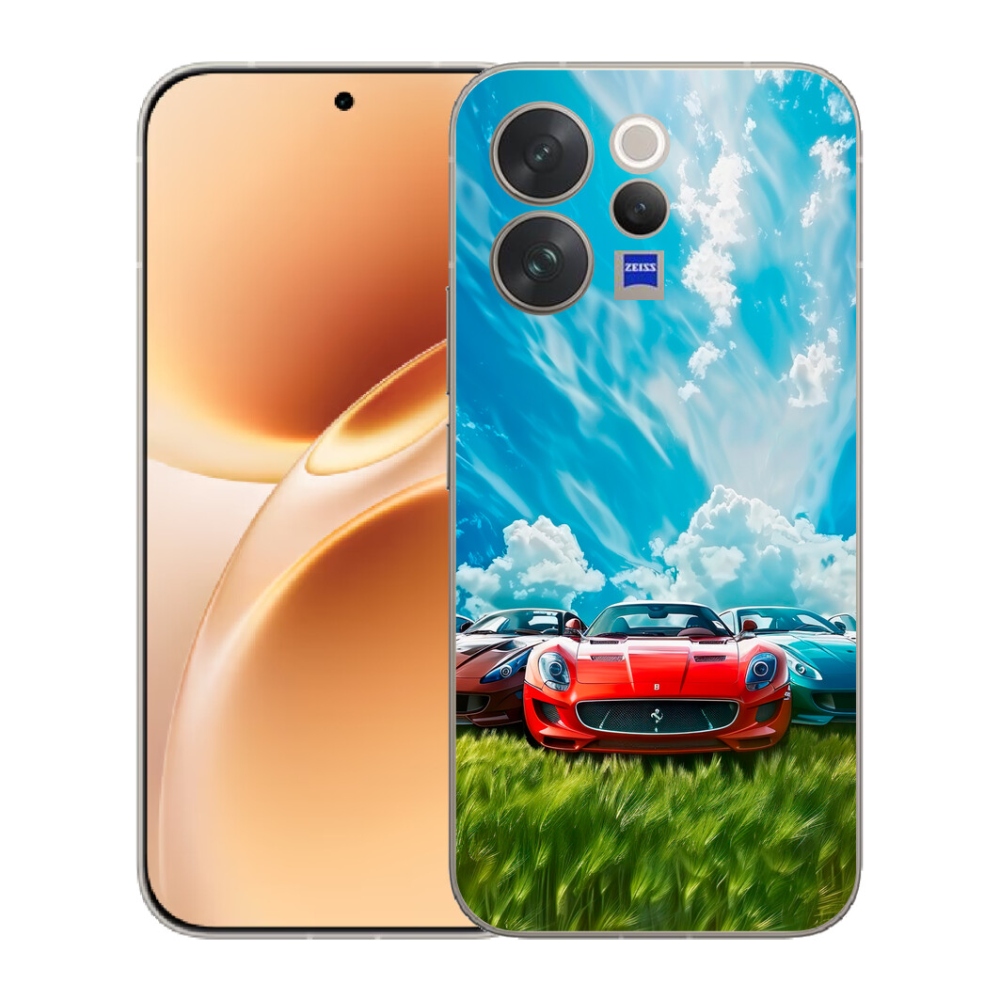Gelový kryt mmCase na Vivo V70 - sportovní vozy
