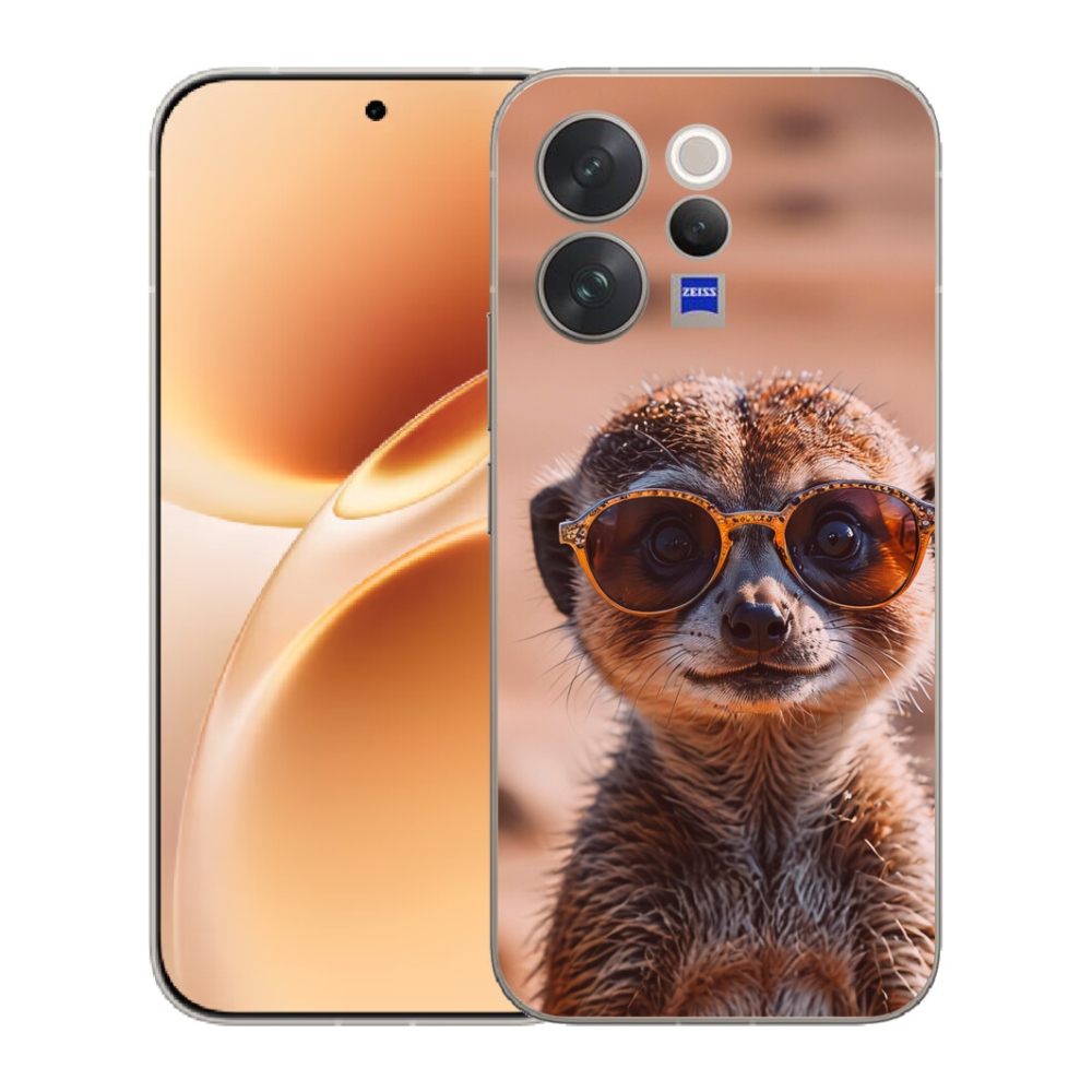 Gelový kryt mmCase na Vivo V70 - stylová surikata