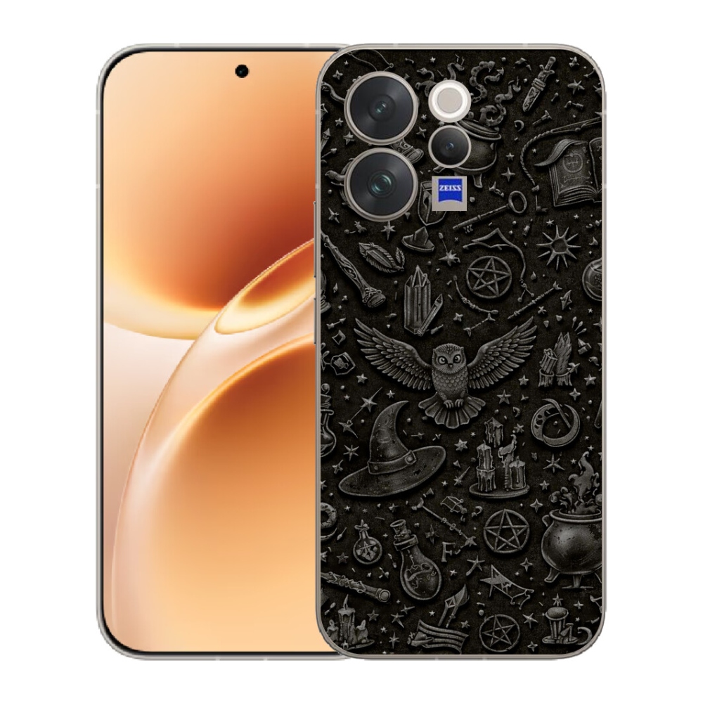 Gelový kryt mmCase na Vivo V70 - tmavý magický svět