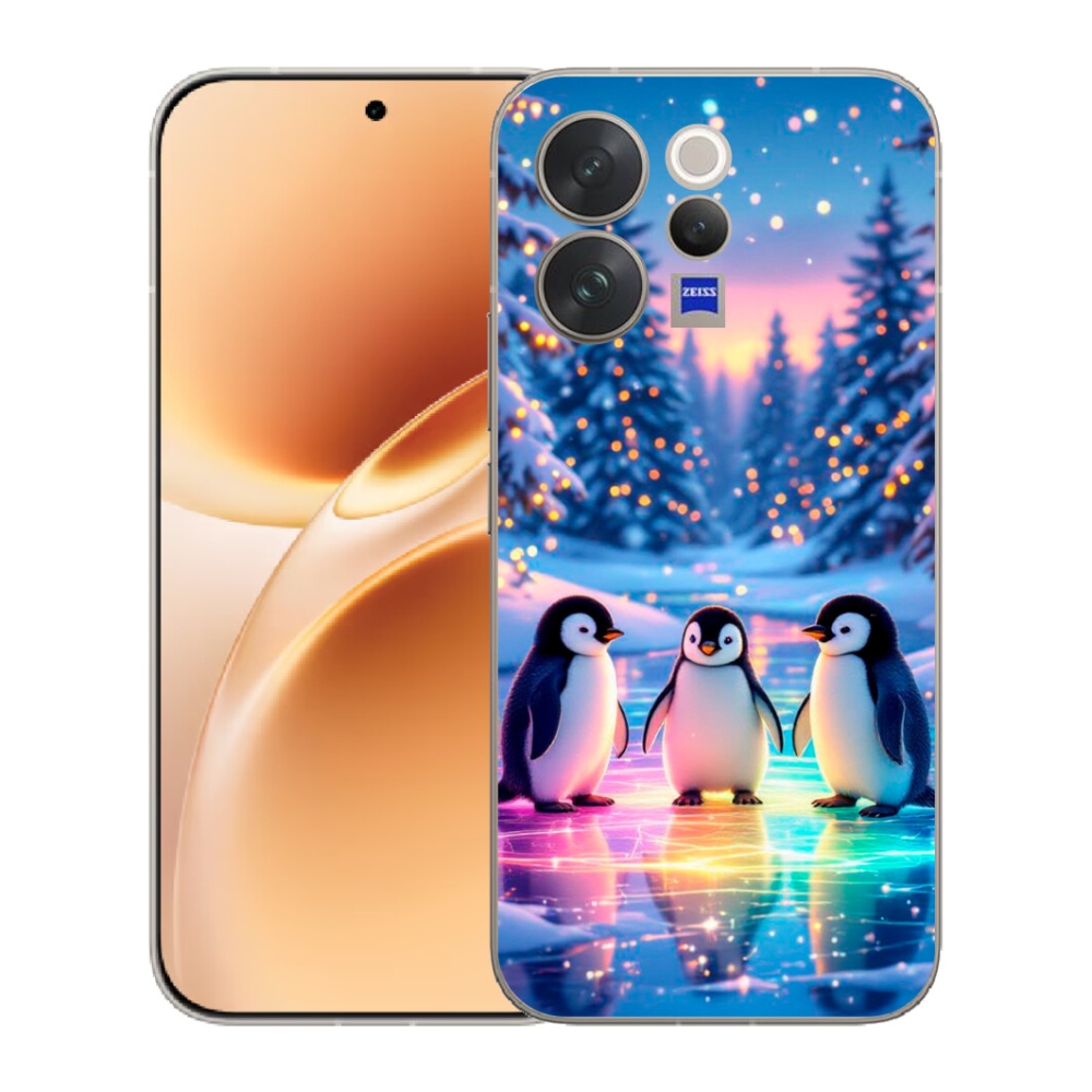 Gelový kryt mmCase na Vivo V70 - tučnáci