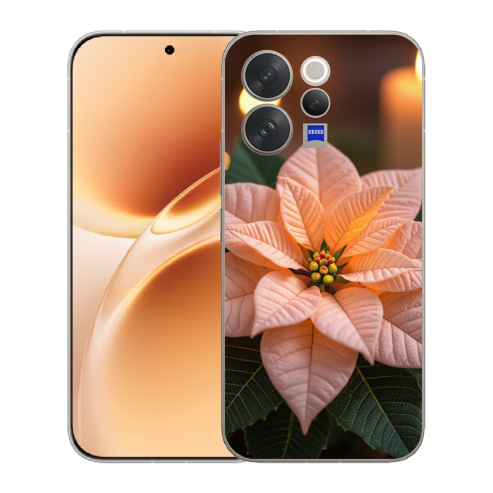 Gelový kryt mmCase na Vivo V70 - vánoční hvězda