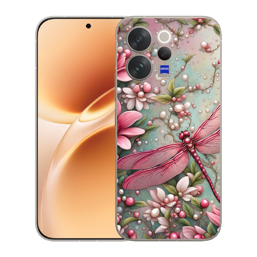Gelový kryt mmCase na Vivo V70 - vážka