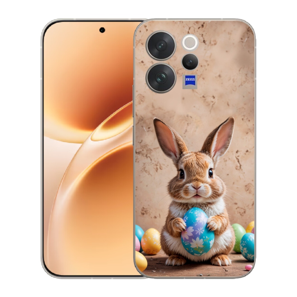 Gelový kryt mmCase na Vivo V70 - velikonoční králíček