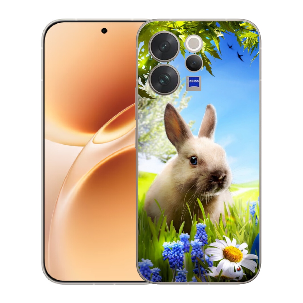 Gelový kryt mmCase na Vivo V70 - zajíček