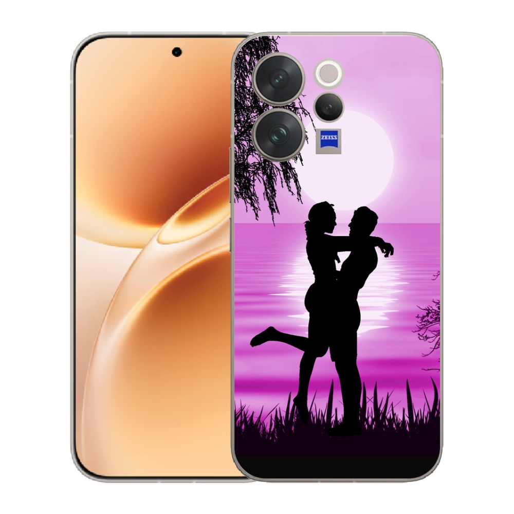 Gelový kryt mmCase na Vivo V70 - západ slunce