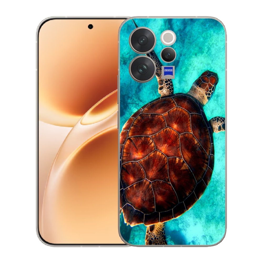 Gelový kryt mmCase na Vivo V70 - želva