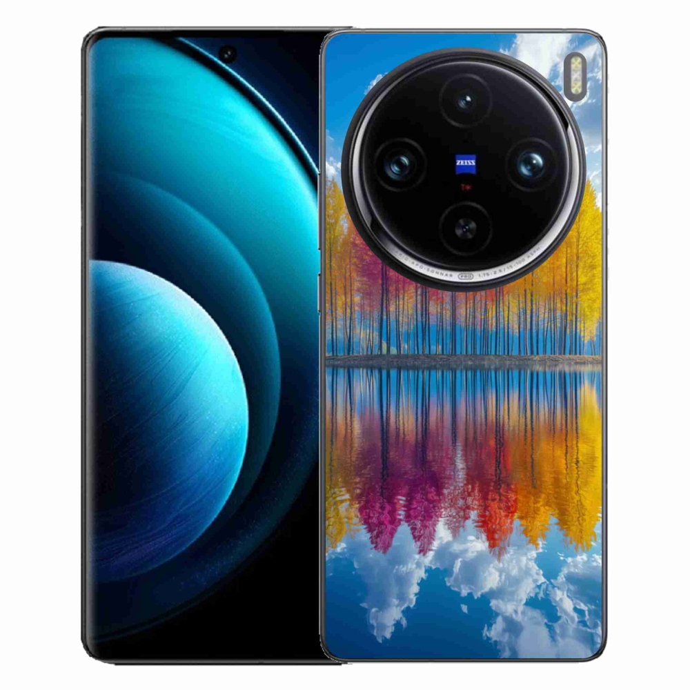Gelový kryt mmCase na Vivo X100 Pro 5G - barevné stromy