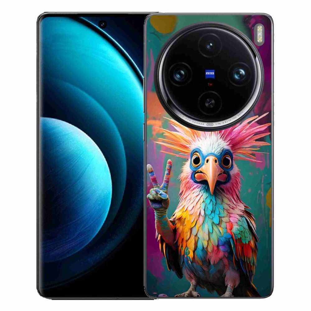 Gelový kryt mmCase na Vivo X100 Pro 5G - barevný rebel
