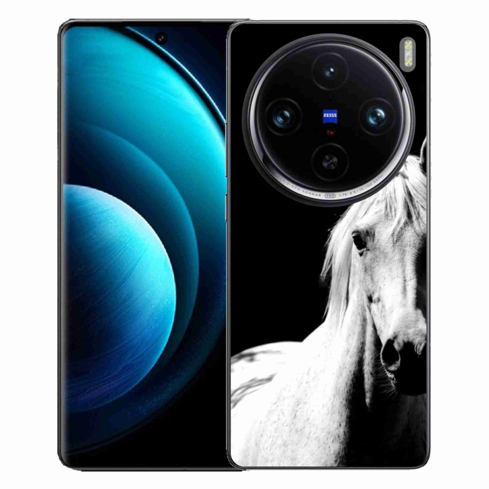 Gelový kryt mmCase na Vivo X100 Pro 5G - bílý kůň 5