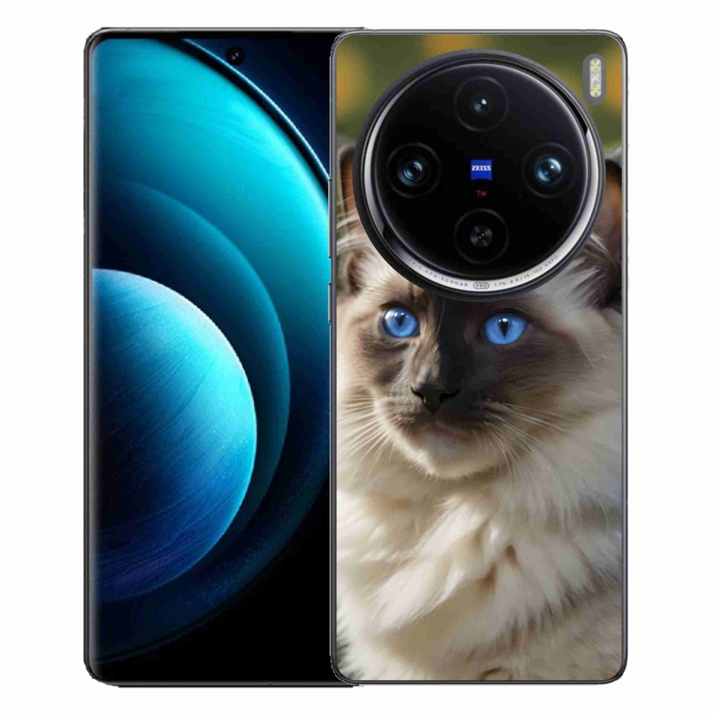 Gelový kryt mmCase na Vivo X100 Pro 5G - bílý ragdoll