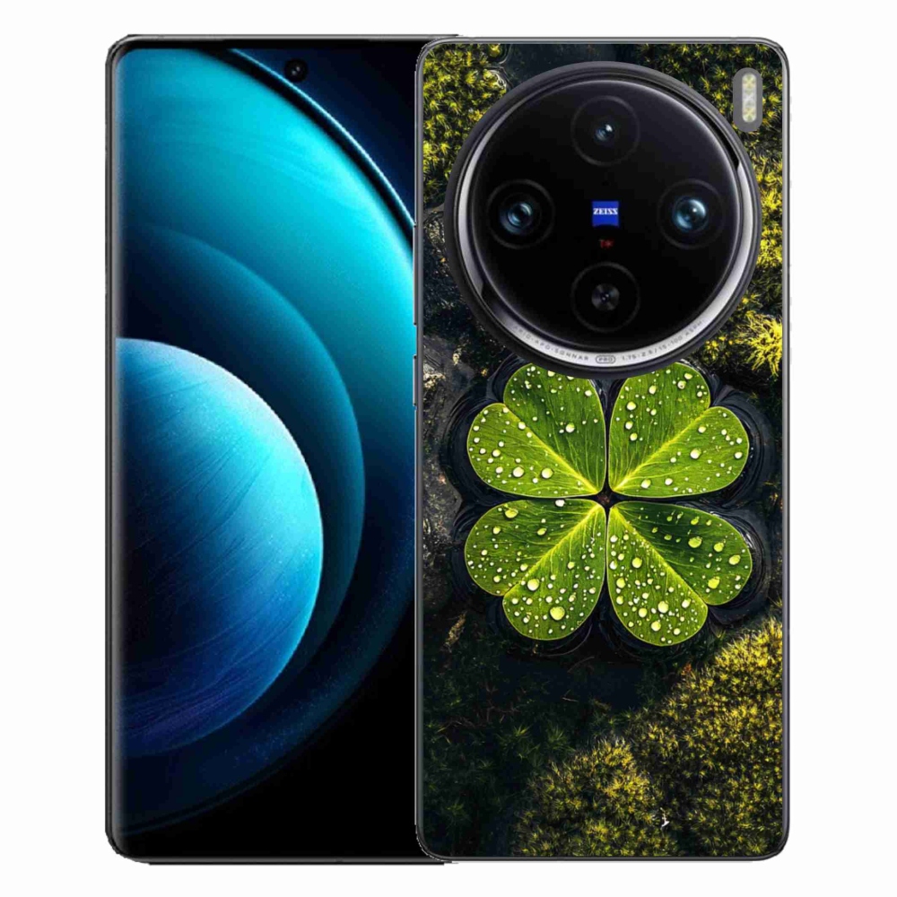 Gelový kryt mmCase na Vivo X100 Pro 5G - čtyřlístek
