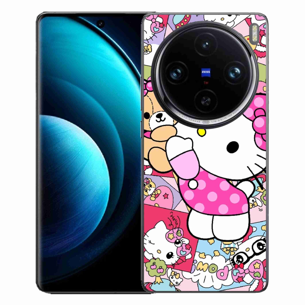 Gelový kryt mmCase na Vivo X100 Pro 5G - cute kitty