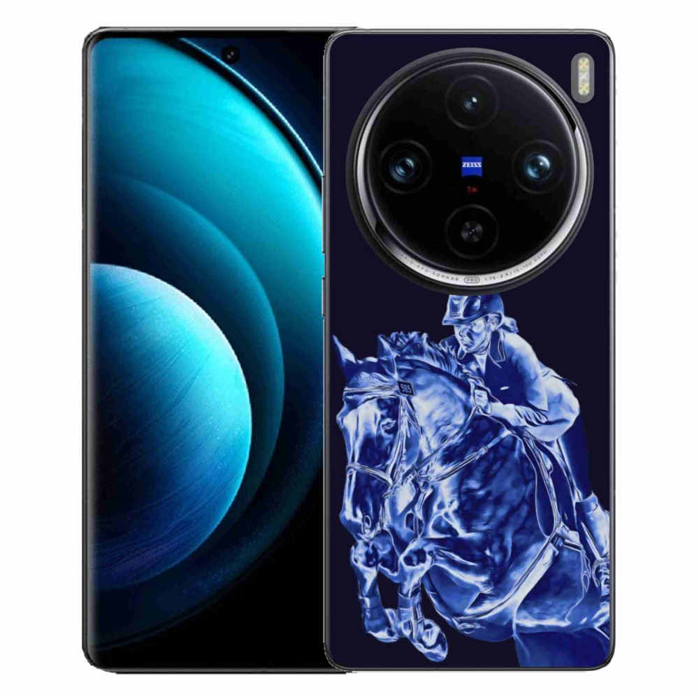 Gelový kryt mmCase na Vivo X100 Pro 5G - dostihový kůň