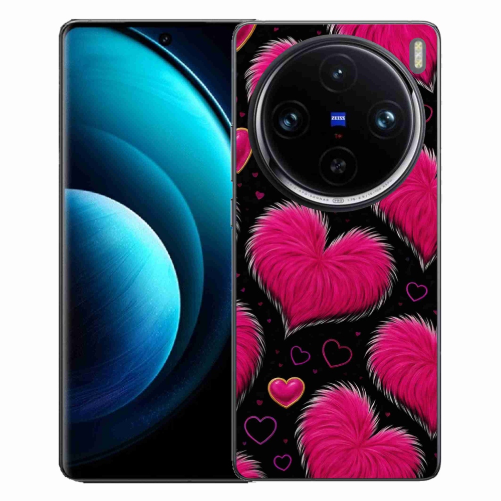 Gelový kryt mmCase na Vivo X100 Pro 5G - hebká srdce