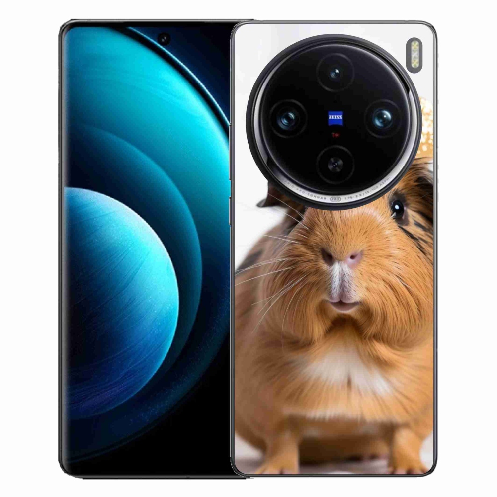 Gelový kryt mmCase na Vivo X100 Pro 5G - hnědé morče