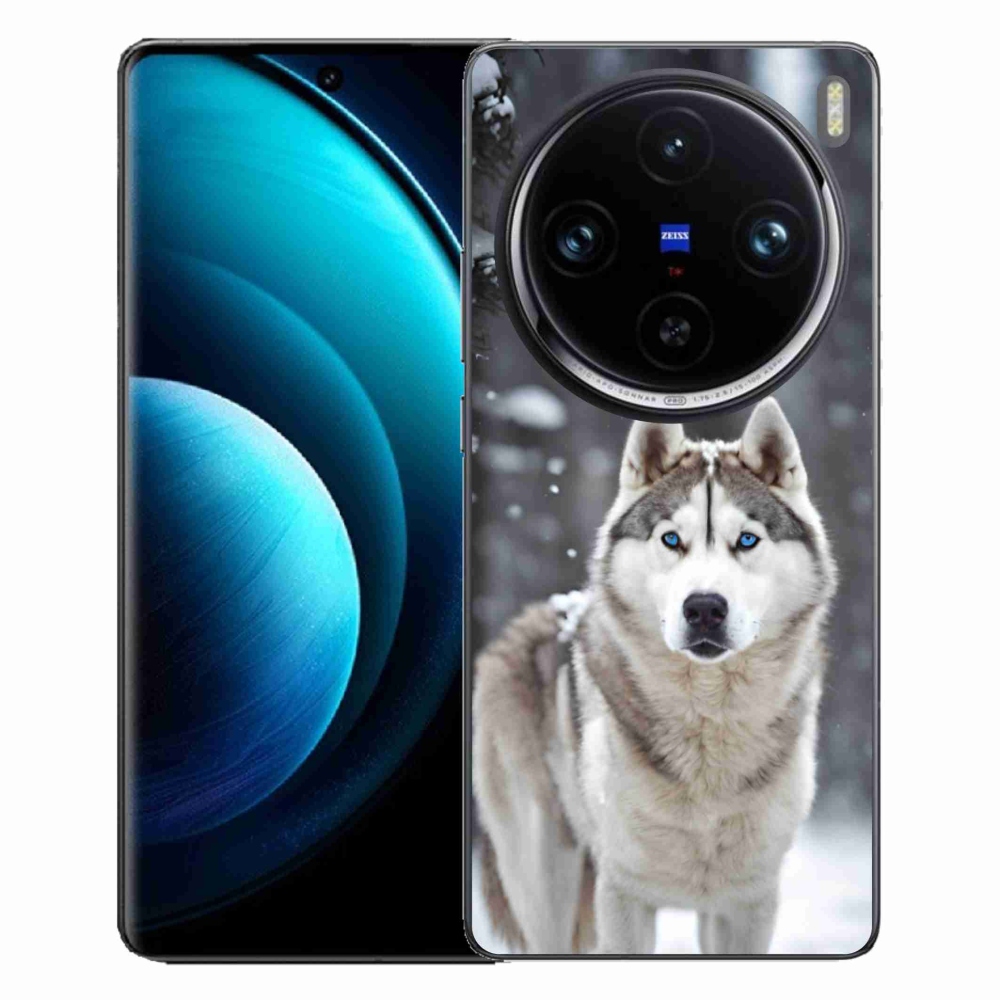 Gelový kryt mmCase na Vivo X100 Pro 5G - husky 2