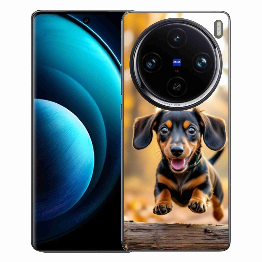 Gelový kryt mmCase na Vivo X100 Pro 5G - jezevčík 2