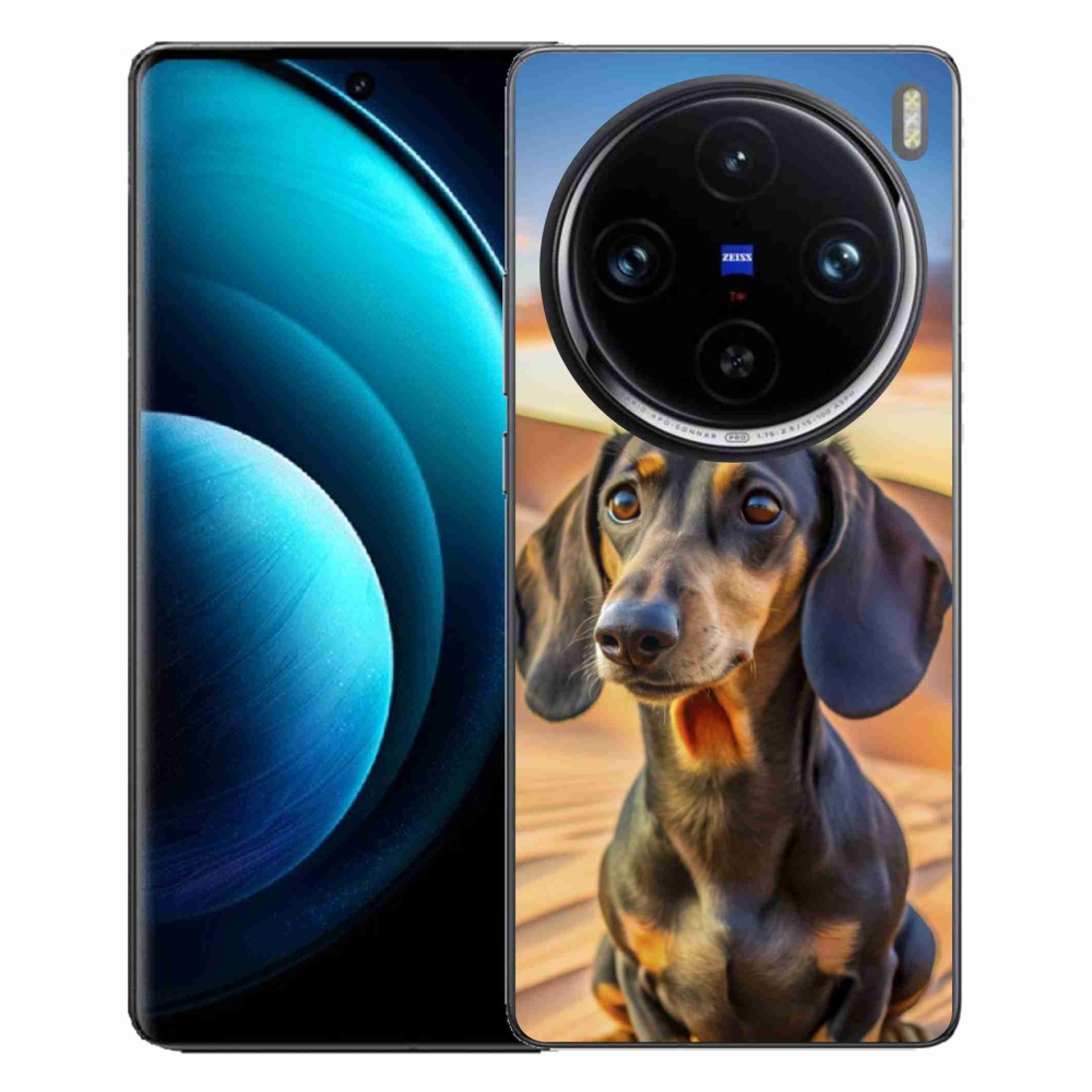 Gelový kryt mmCase na Vivo X100 Pro 5G - jezevčík 3 