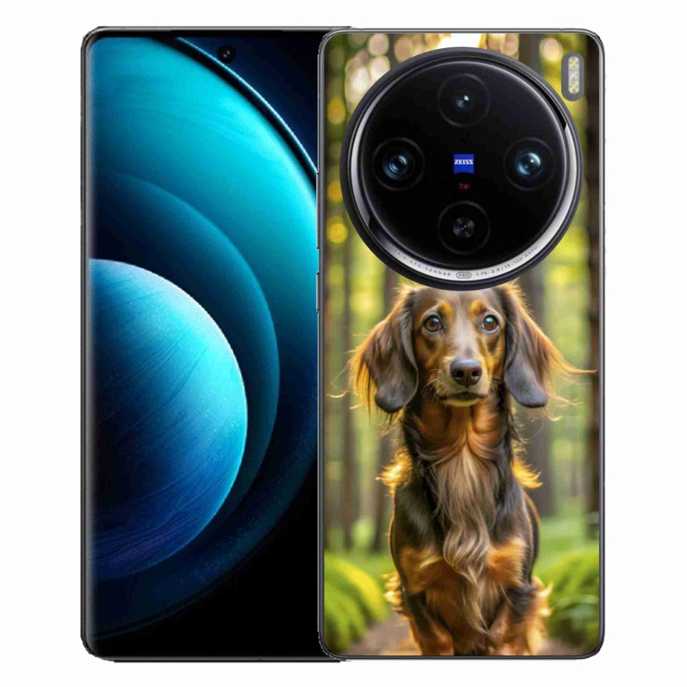 Gelový kryt mmCase na Vivo X100 Pro 5G - jezevčík 4