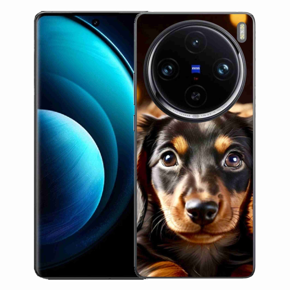 Gelový kryt mmCase na Vivo X100 Pro 5G - jezevčík