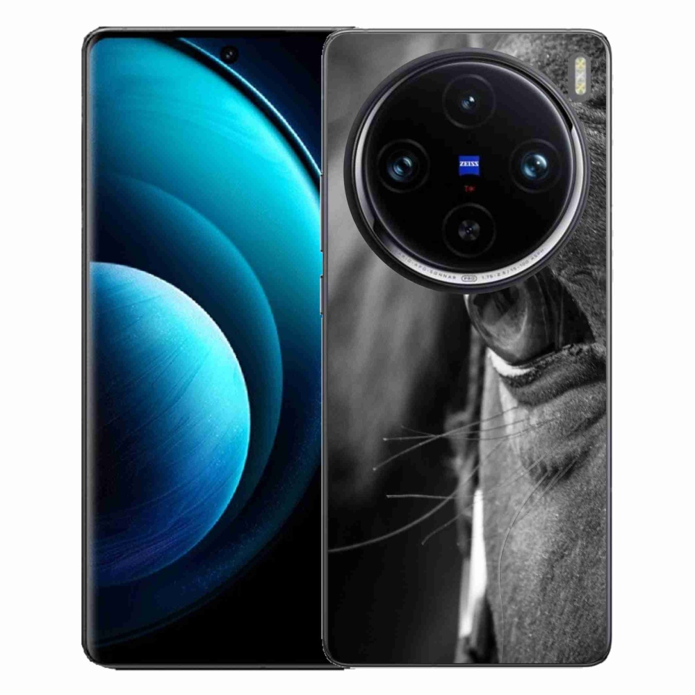 Gelový kryt mmCase na Vivo X100 Pro 5G - koňský pohled