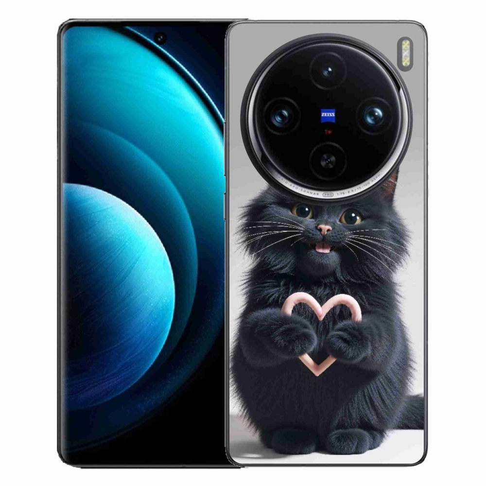 Gelový kryt mmCase na Vivo X100 Pro 5G - kočičí láska 3