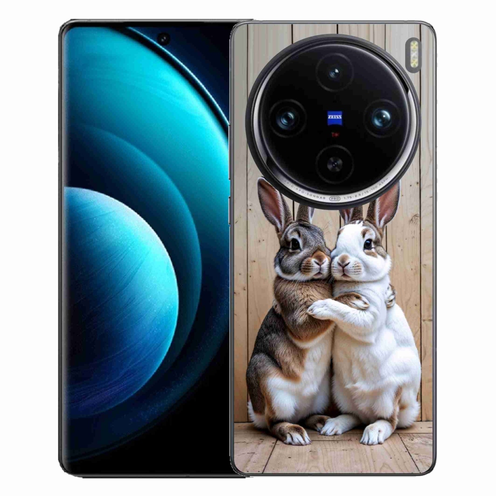 Gelový kryt mmCase na Vivo X100 Pro 5G - králičí pár