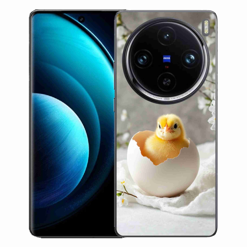 Gelový kryt mmCase na Vivo X100 Pro 5G - kuřátko