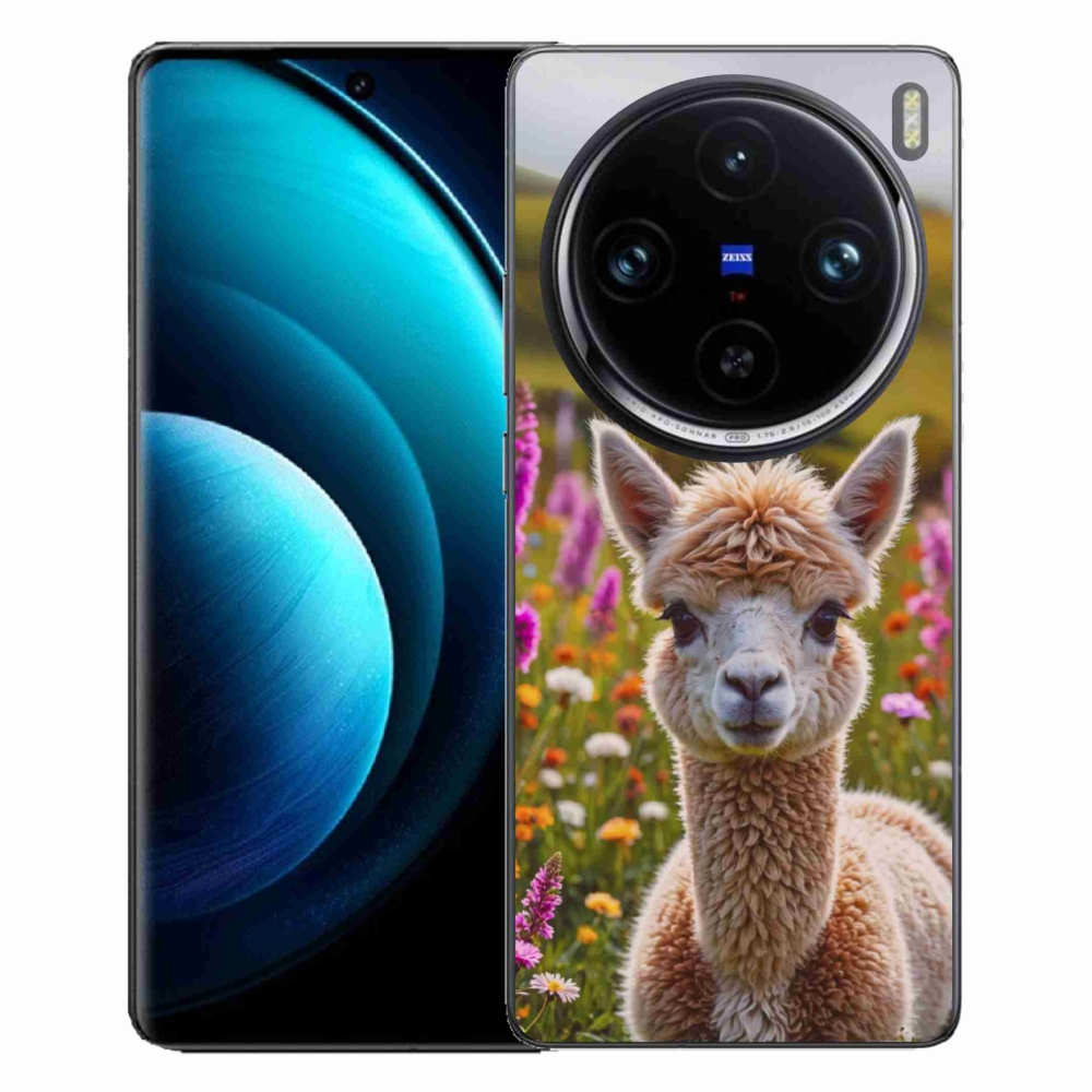 Gelový kryt mmCase na Vivo X100 Pro 5G - lama na louce