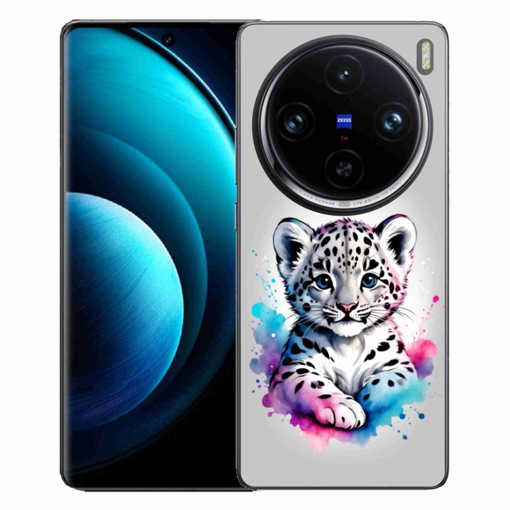Gelový kryt mmCase na Vivo X100 Pro 5G - levhartí mládě