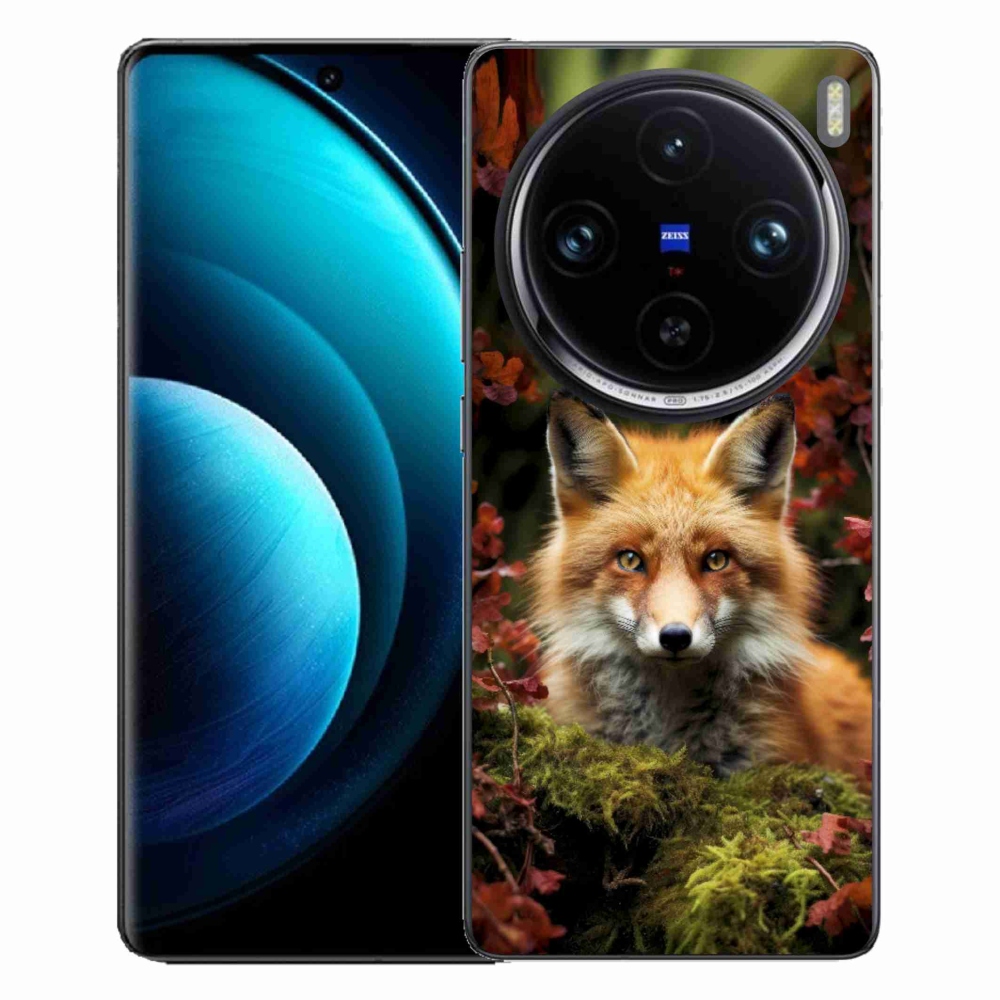 Gelový kryt mmCase na Vivo X100 Pro 5G - liška v lese