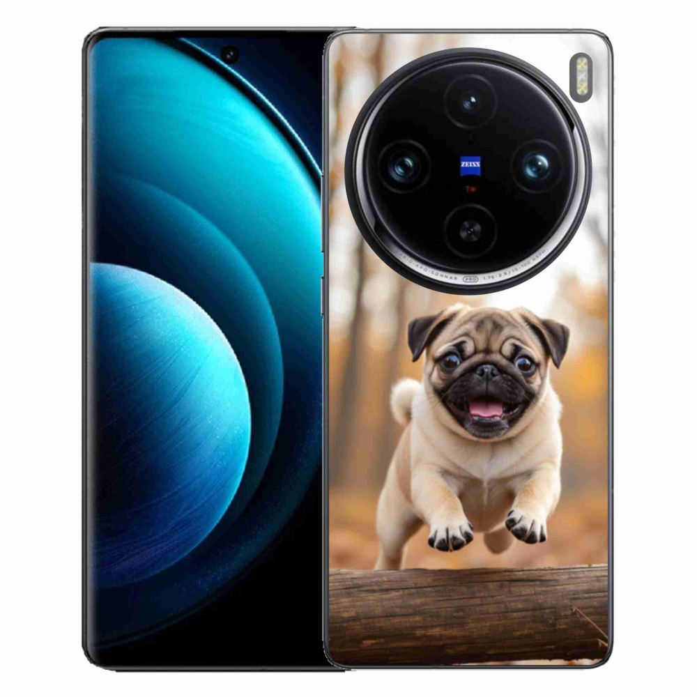 Gelový kryt mmCase na Vivo X100 Pro 5G - mops 2